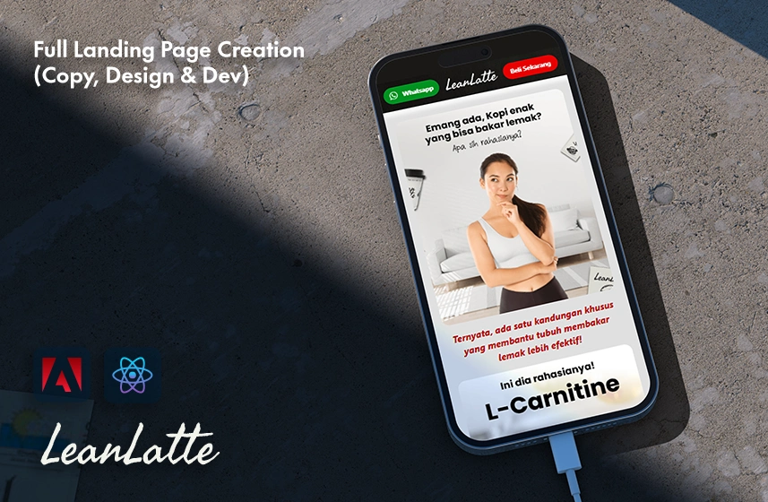 Website preview for leanlatte.my.id